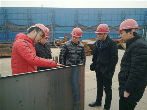 欢迎中交三公局河南沁阳段项目部到伟志模板验收钢模板